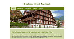Desktop Screenshot of gasthaus-engel.ch